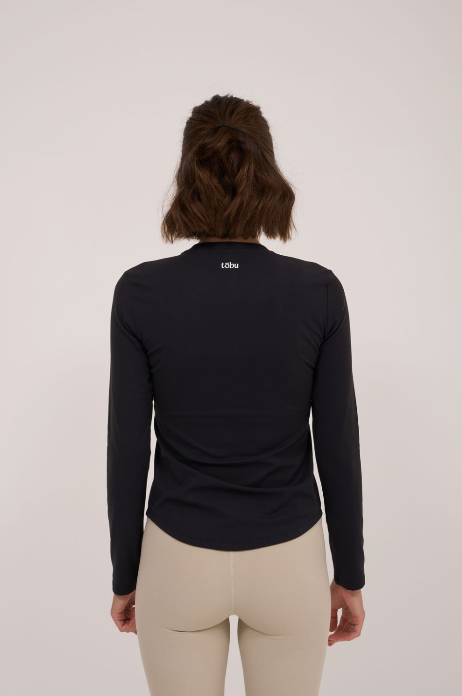 All Day Soft Black Long Sleeved Top