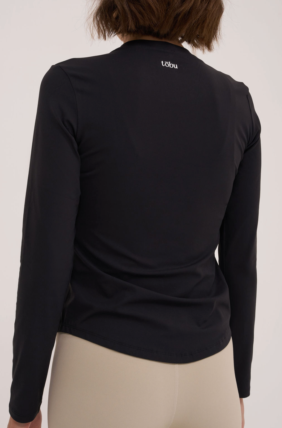 All Day Soft Black Long Sleeved Top