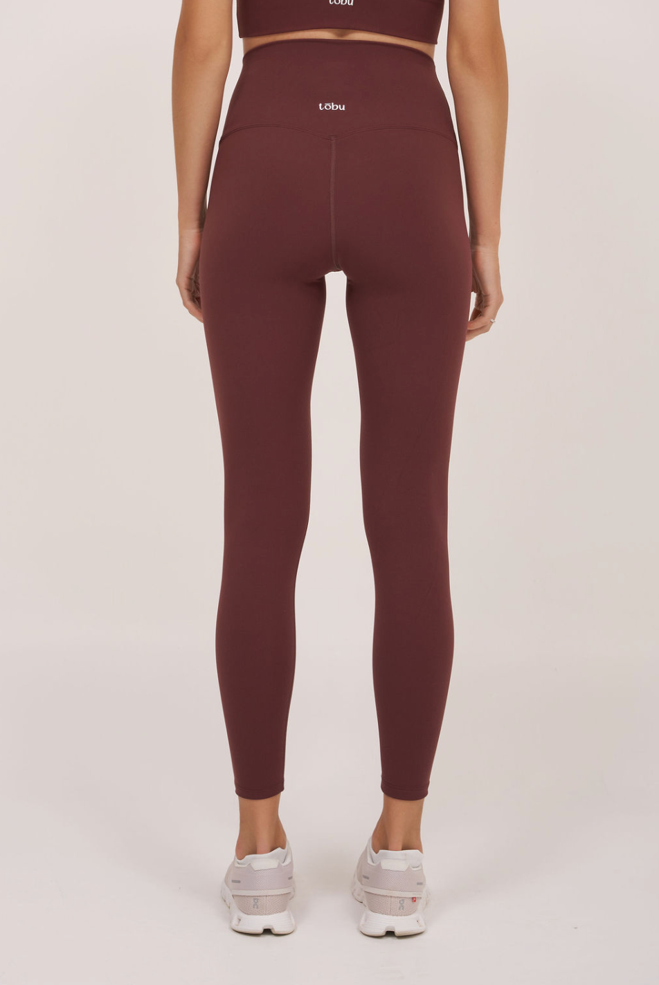 Move Free Burgundy High Rise Leggings
