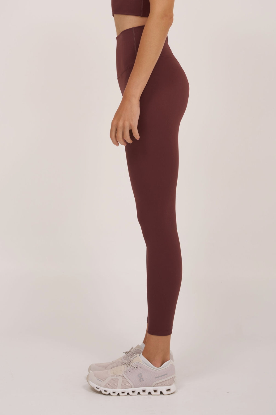 Move Free Burgundy High Rise Leggings