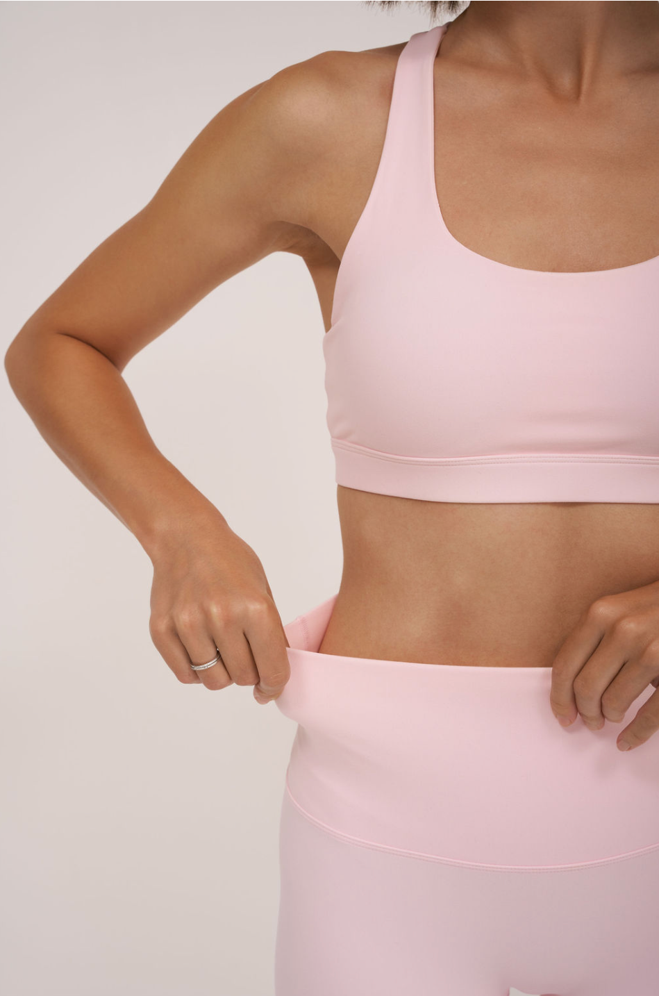 Flow Leggings - Barely Pink