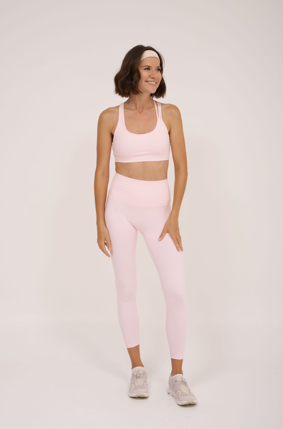 Flow Leggings - Barely Pink