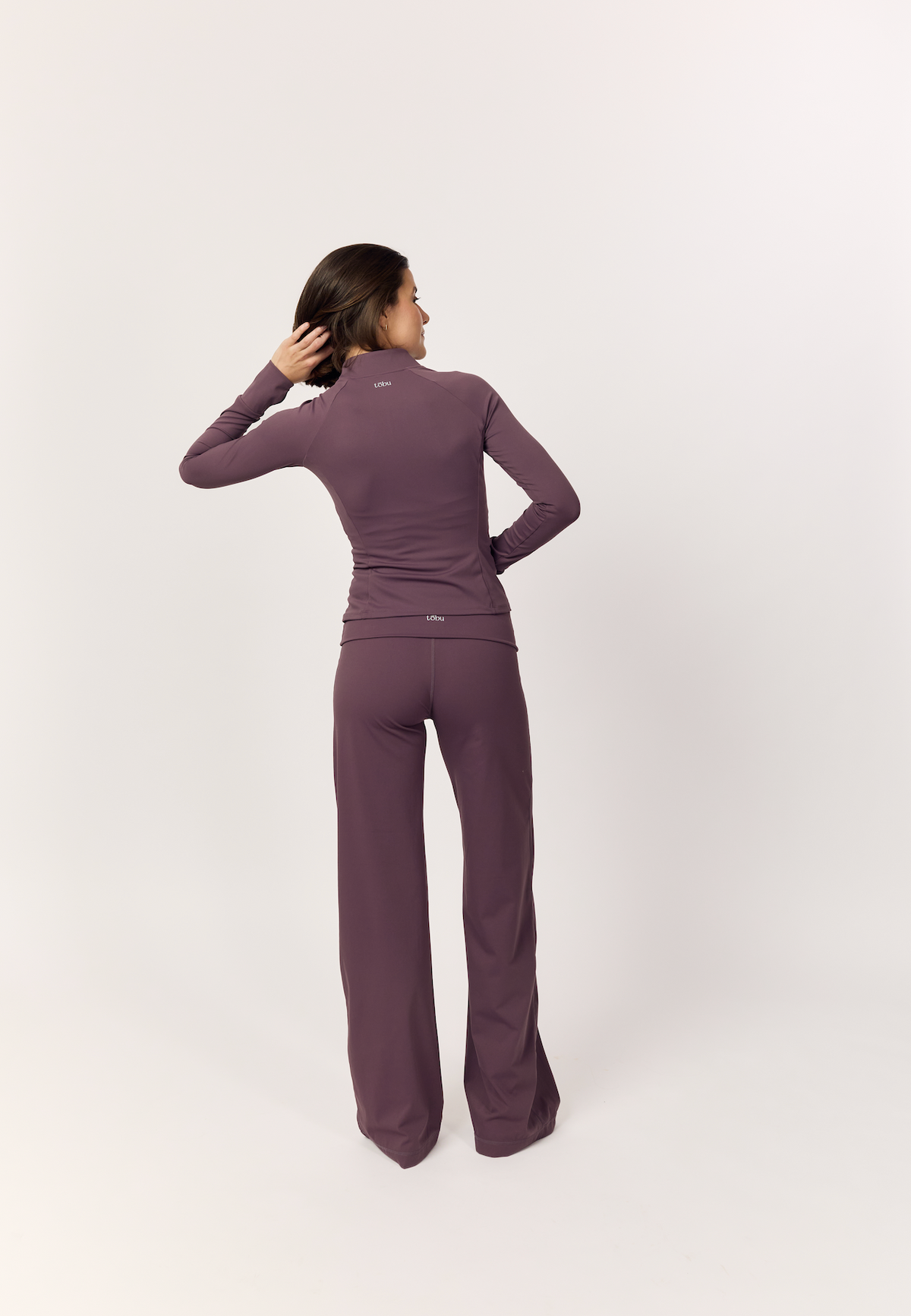 Plum Essence Flare Leggings