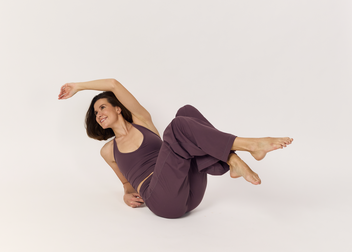 Plum Essence Flare Leggings