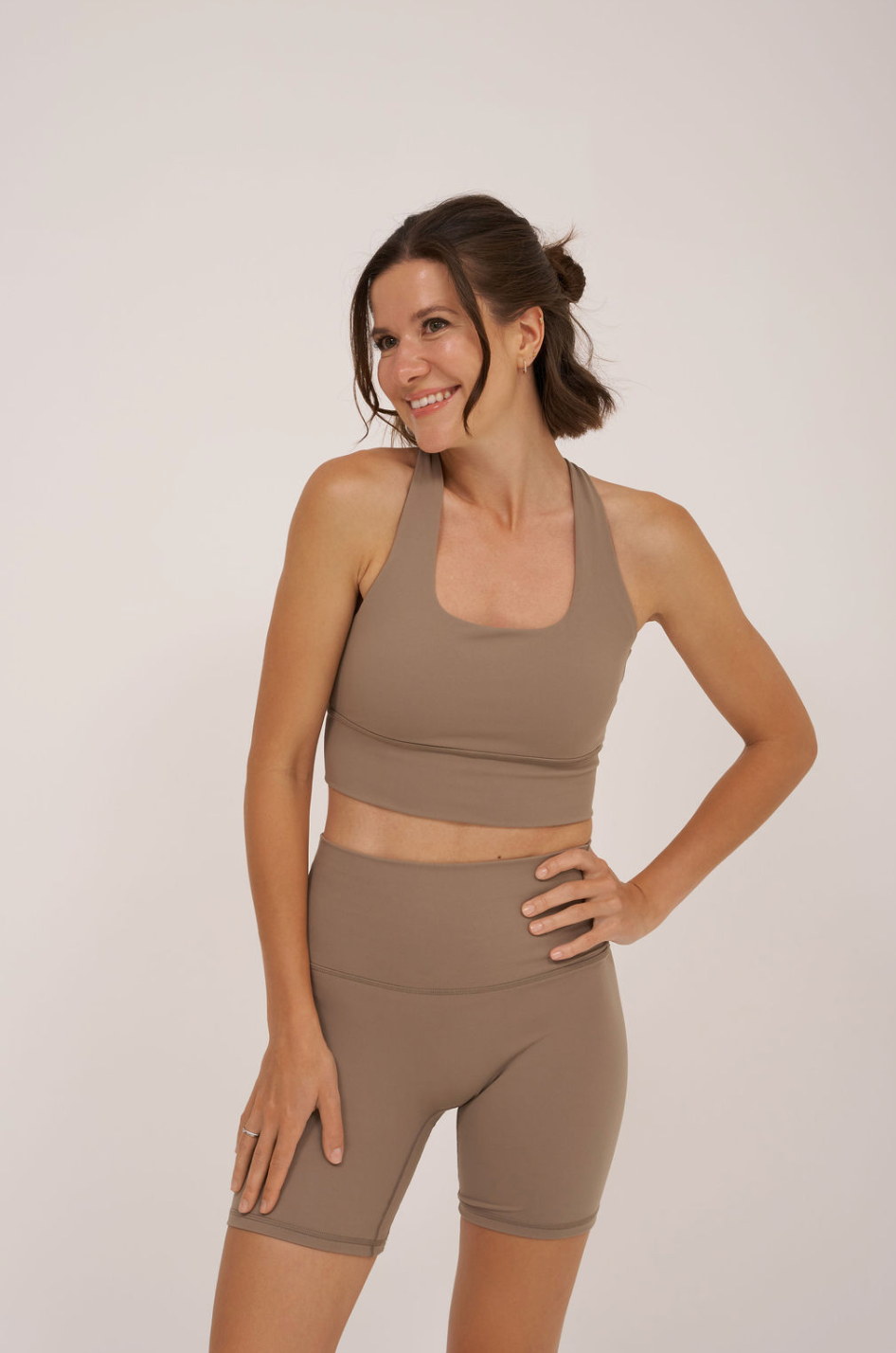The Everyday Set - Sandstone Sports Bra
