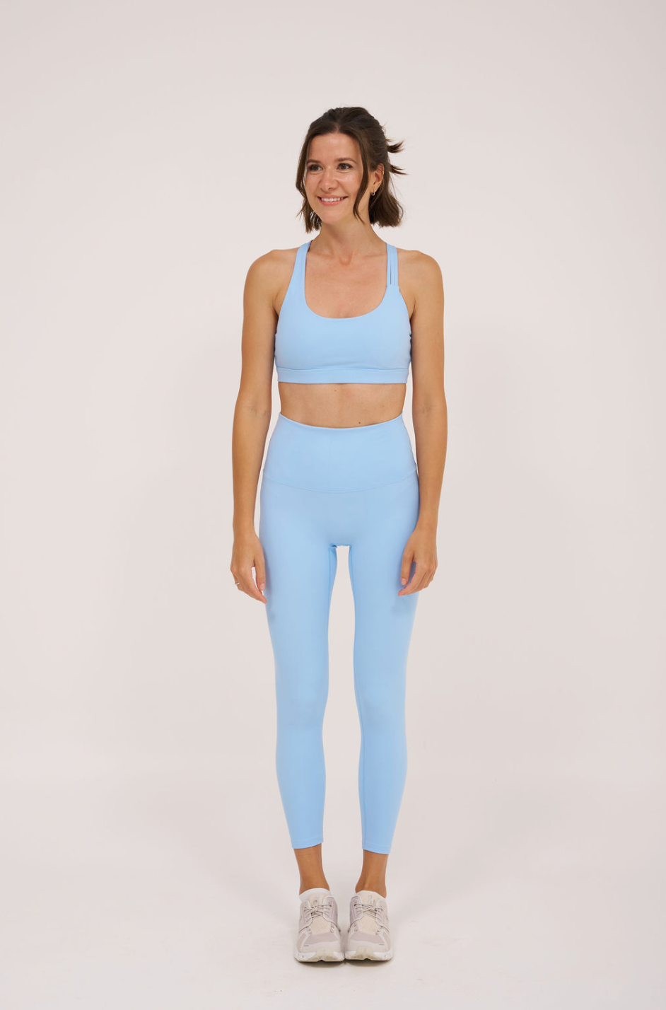 Flow Leggings - Barely Blue