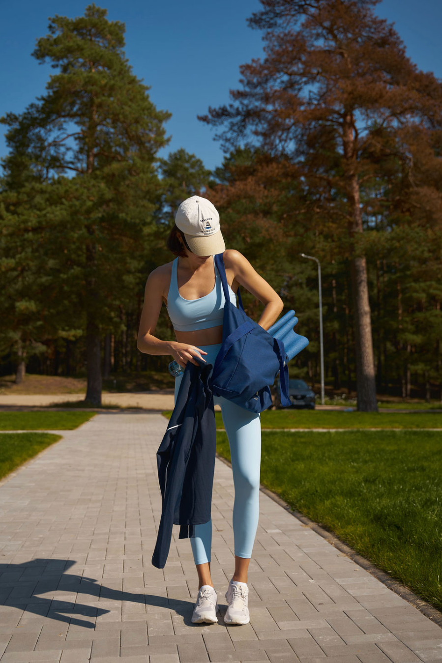 Flow Leggings - Barely Blue