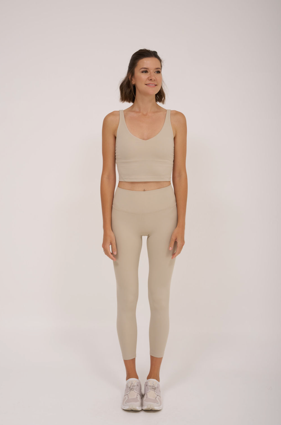 Bare Form Creme High Rise Leggings