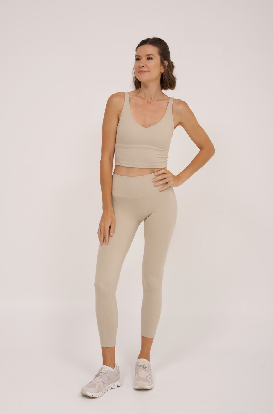 Bare Form Creme High Rise Leggings
